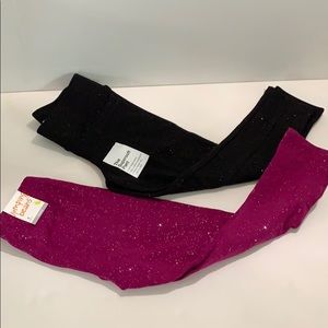 NWT Jumping Beans and Sonoma Sparkle Leggings